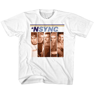 NSYNC Toddler T-Shirt Debut Album Cover White Tee - Yoga Clothing for You