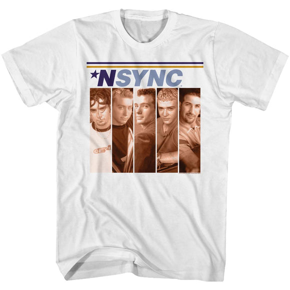 NSYNC T-Shirt Debut Album Cover White Tee - Yoga Clothing for You