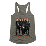 Nsync Ladies Racerback Tanktop Distressed Group Photo Tank