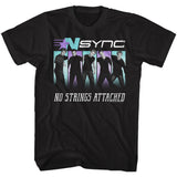 Nsync Member Boxes Black T-shirt