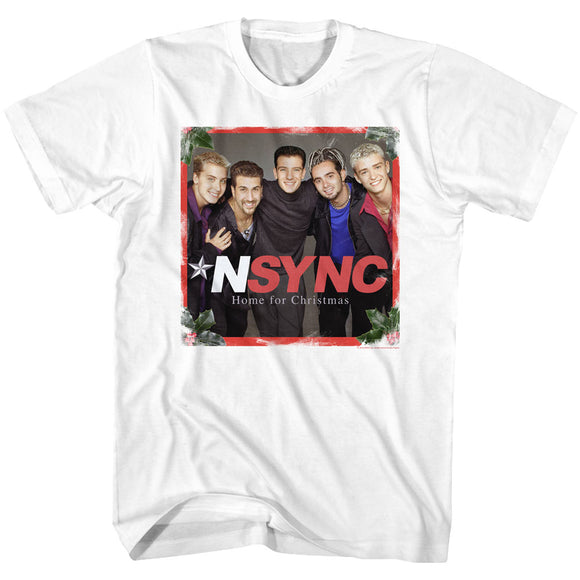 Nsync Home For Christmas White T-shirt