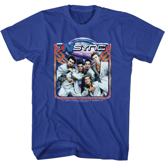 Nsync Space Cowboy Royal T-shirt