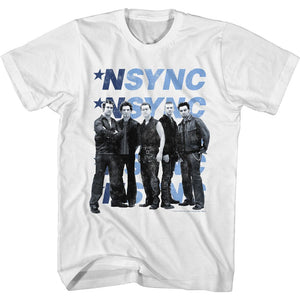 Nsync Repeat Logo White Tall T-shirt