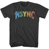 Nsync Vintage Colorful Logo Smoke T-shirt