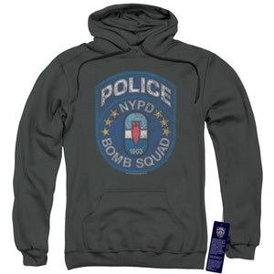 NYPD Hoodie Police Bomb Squad Charcoal Hoody - Yoga Clothing for You