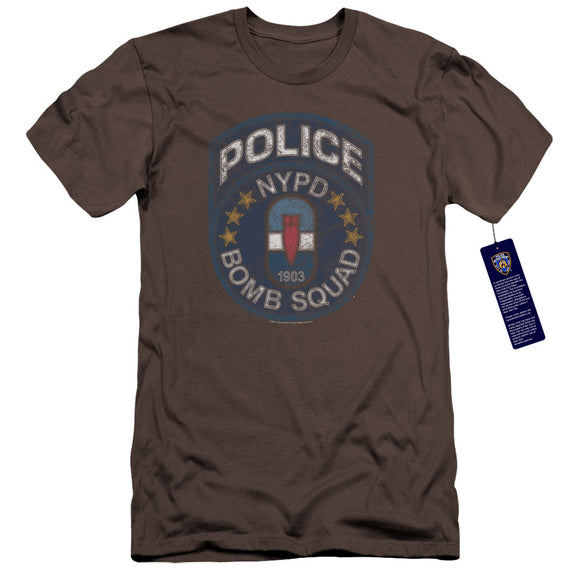 NYPD Premium Canvas T-Shirt Police Bomb Squad Charcoal Tee - Yoga Clothing for You