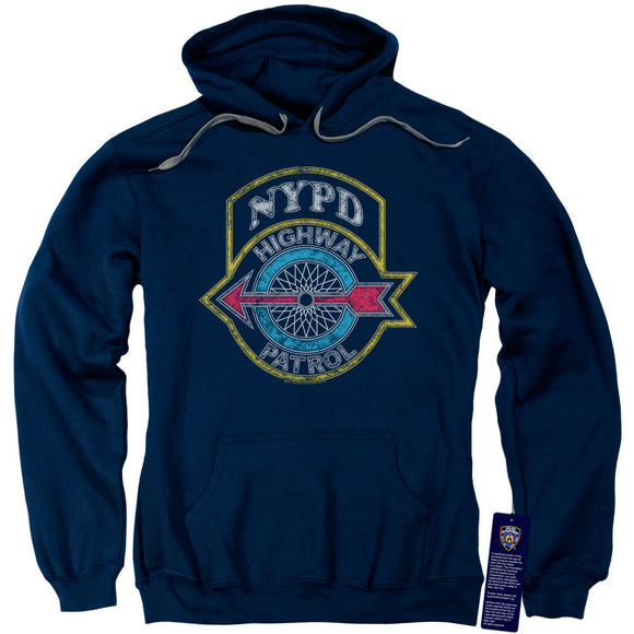 NYPD Hoodie Highway Patrol Navy Hoody - Yoga Clothing for You