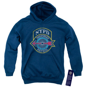 NYPD Kids Hoodie Highway Patrol Navy Hoody - Yoga Clothing for You