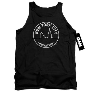 NYC Tanktop New York City Manhattan Black Tank - Yoga Clothing for You
