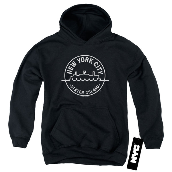 NYC Kids Hoodie New York City Staten Island Black Hoody