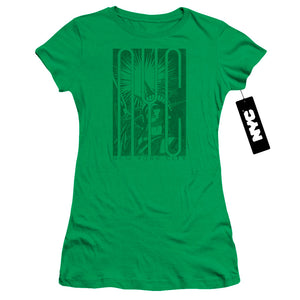 NYC Juniors T-Shirt Statue Of Liberty Kelly Green Tee - Yoga Clothing for You