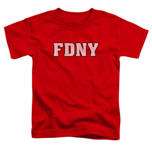 FDNY Toddler T-Shirt New York Fire Dept Logo Red Tee - Yoga Clothing for You
