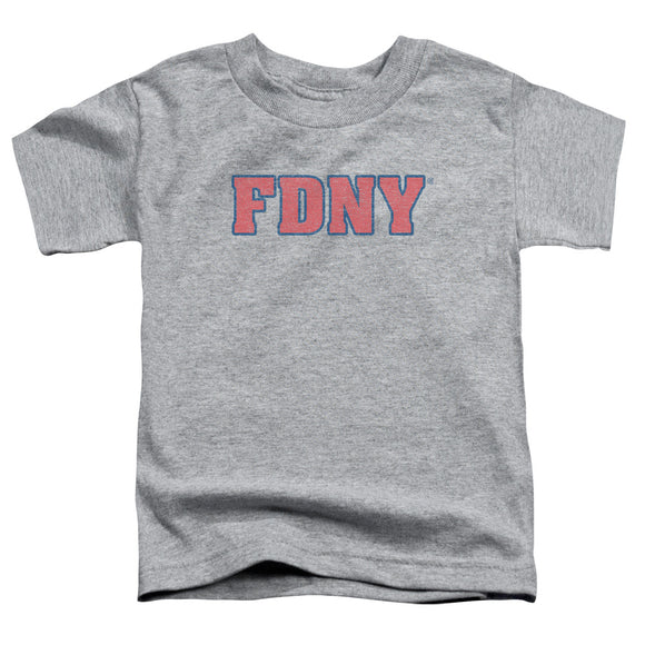 FDNY Toddler T-Shirt New York Fire Dept Logo Heather Tee - Yoga Clothing for You