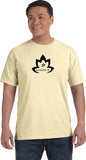 Black Namaste Lotus Pigment Dye Yoga Tee Shirt - Yoga Clothing for You
