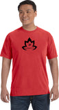 Black Namaste Lotus Pigment Dye Yoga Tee Shirt - Yoga Clothing for You