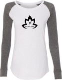 Black Namaste Lotus Preppy Patch Yoga Tee Shirt - Yoga Clothing for You
