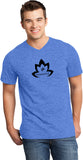 Black Namaste Lotus Important V-neck Yoga Tee Shirt - Yoga Clothing for You