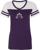 Grey Namaste Lotus Powder Puff Yoga Tee Shirt - Yoga Clothing for You