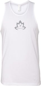 Grey Namaste Lotus Premium Yoga Tank Top - Yoga Clothing for You