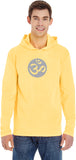 Big OM Print Pigment Hoodie Yoga Tee Shirt - Yoga Clothing for You