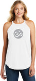 Big OM Print Triblend Yoga Rocker Tank Top - Yoga Clothing for You