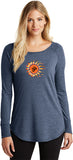 OHM Sun Triblend Long Sleeve Tunic Yoga Shirt - Yoga Clothing for You