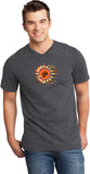 OHM Sun Important V-neck Yoga Tee Shirt - Yoga Clothing for You