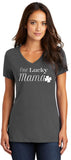 St Patricks Day One Lucky Mama Ladies V-neck Shirt - Yoga Clothing for You