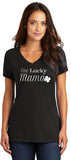 St Patricks Day One Lucky Mama Ladies V-neck Shirt - Yoga Clothing for You