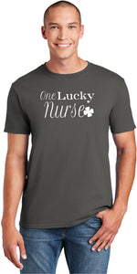 St Patricks Day One Lucky Nurse Shirt - Yoga Clothing for You