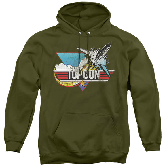 Top Gun Hoodie Vintage Logo Military Hoody - Yoga Clothing for You