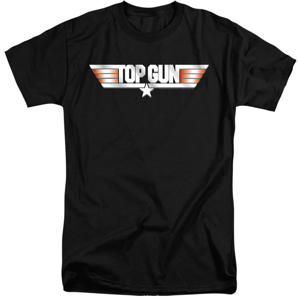 Top Gun Tall T-Shirt Logo Black Tee - Yoga Clothing for You
