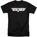 Top Gun Tall T-Shirt Logo Black Tee - Yoga Clothing for You