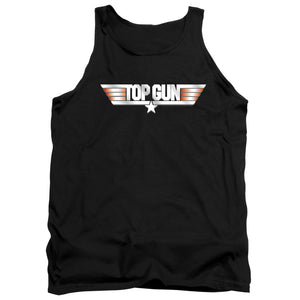 Top Gun Tanktop Logo Black Tank - Yoga Clothing for You