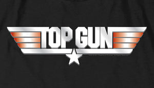 Top Gun Hoodie Logo Black Hoody - Yoga Clothing for You