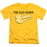 The Bad News Bears Boys T-Shirt Vintage Movie Logo Yellow Tee - Yoga Clothing for You