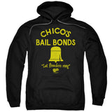 The Bad News Bears Chico's Bail Bonds Black Hoody - Yoga Clothing for You