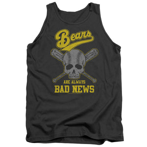 The Bad News Bears Tanktop Always Bad Skull Charcoal Tank - Yoga Clothing for You