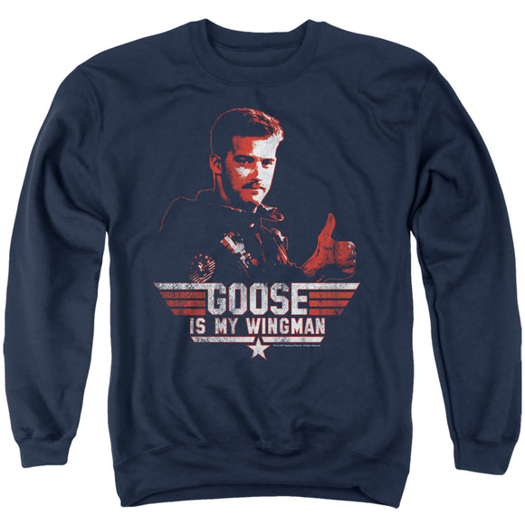 Top Gun Sweatshirt Goose is My Wingman Navy Pullover - Yoga Clothing for You