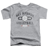 Top Gun Toddler T-Shirt Volleyball Heather Tee - Yoga Clothing for You