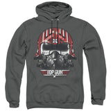 Top Gun Hoodie Goose Helmet Charcoal Hoody - Yoga Clothing for You