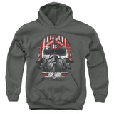 Top Gun Kids Hoodie Goose Helmet Charcoal Hoody - Yoga Clothing for You
