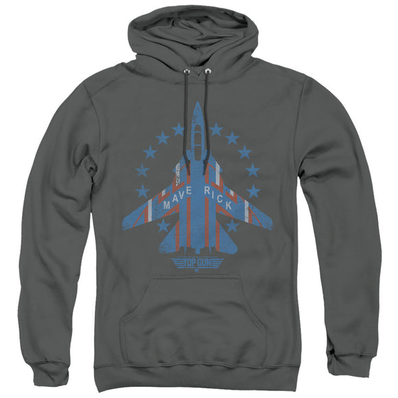 Top Gun Hoodie Maverick F-14 Tomcat Charcoal Hoody - Yoga Clothing for You