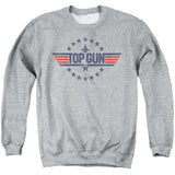 Top Gun Sweatshirt Stars Logo Heather Pullover - Yoga Clothing for You