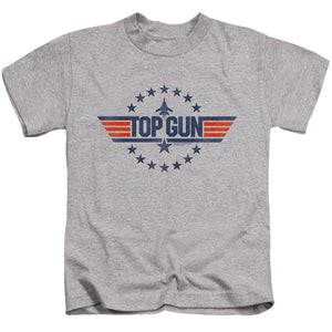 Top Gun Boys T-Shirt Stars Logo Heather Tee - Yoga Clothing for You