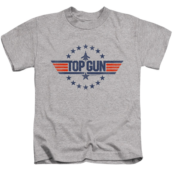 Top Gun Boys T-Shirt Stars Logo Heather Tee - Yoga Clothing for You