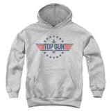 Top Gun Kids Hoodie Stars Logo Heather Hoody - Yoga Clothing for You