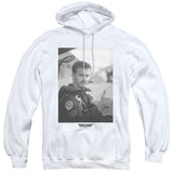 Top Gun Hoodie Goose Portrait White Hoody - Yoga Clothing for You