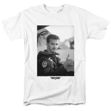 Top Gun T-Shirt Goose Portrait White Tee - Yoga Clothing for You