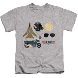 Top Gun Boys T-Shirt Maverick Items Heather Tee - Yoga Clothing for You